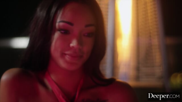 Deeper. Shy Alina And Bestie Harley Have Intense Threesome