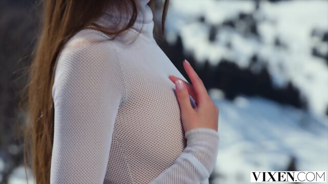 VIXEN Ski Bunny Sonya Has Passionate Sex In The Alps