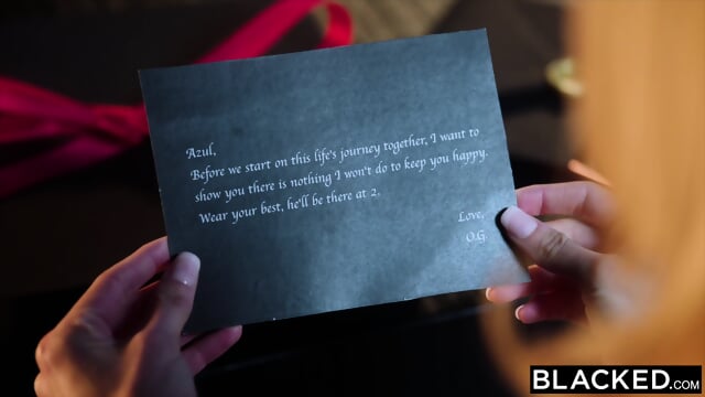 BLACKED Stunning Blonde Azul Is Insatiable For Isiah's BBC