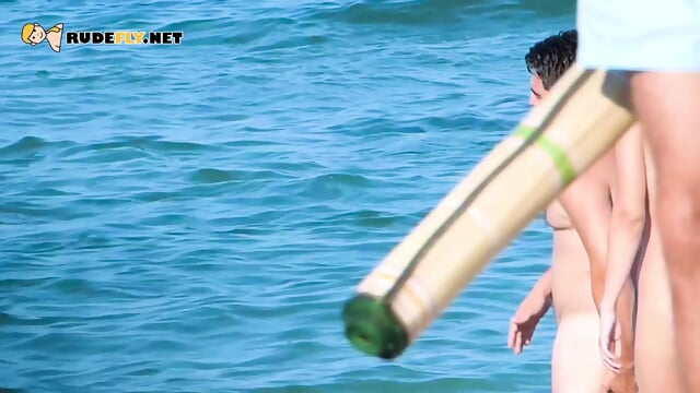 Fresh young nudist chicks caught on a voyeur camera