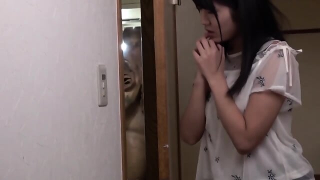 Japanese MILF fucks her husband's BBC friend.