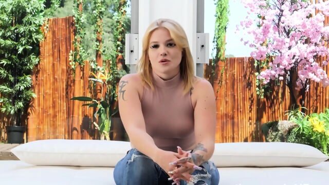 Madison - Thick Blonde Couch Fuck