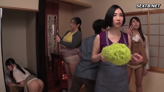 Step son stop time and fucked all members of the family