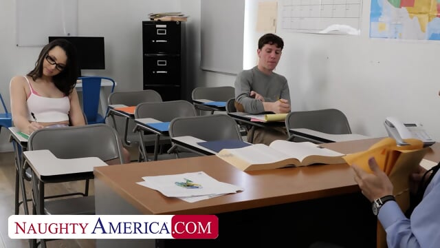 Liz Jordan Is No Fun At School But Rion Can Change That By Giving Her A Hard Fuck!