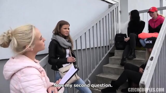 Czech College Girl Threesome
