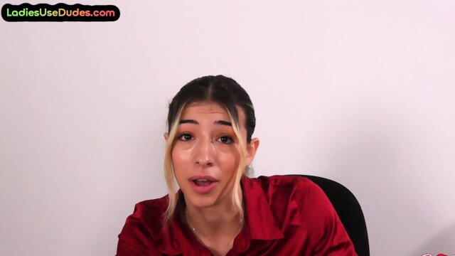 CFNM office ladyboss pegs subs asshole with strapon