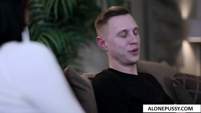 reagan foxx home alone with busty stepmom.