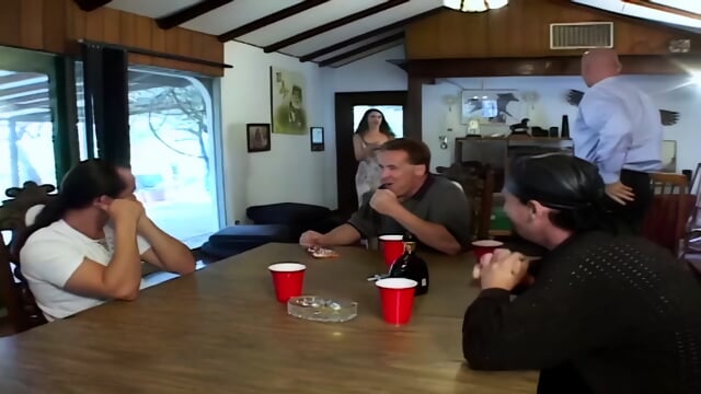 Wife Fucks Husbands Freinds After He Lost Bet AI Upscaled