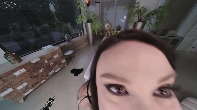 Raven Haired Petite Hottie Alice Drake Has No Time To Waste And Is Straight Down To Her Knees