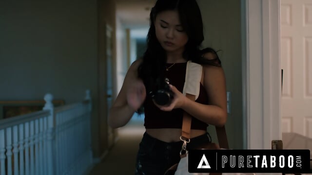 PURE TABOO Shocked Lulu Chu Discovers BDSM Sex Tape From Neighbors Seth Gamble & Kimmy Kimm