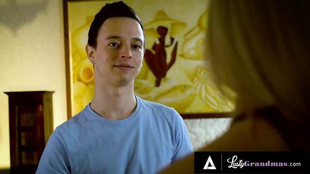 LUSTYGRANDMAS - Busty Divine Granny Gets Her Old Pussy Fucked By A Man She Used To Babysit