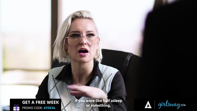 GIRLSWAY - Stacked Dominant Boss Kenzie Taylor Makes Her Two Bad Gossiping Employees Eat Her Pussy