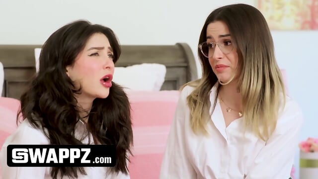 Swappz - Step Sisters Are Grossed Out By The Idea Of Touching Stepbrosâ Cocks But They Agree To Fuck