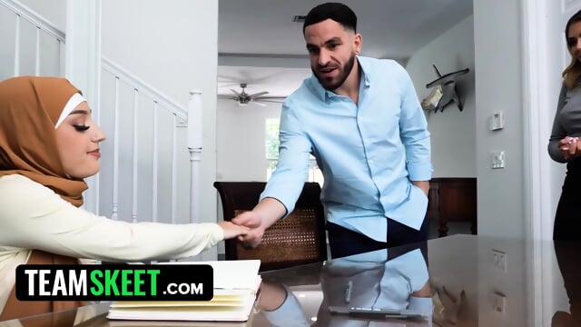 I Finally Got To Chose My Own Clothes And They  Into A Threesome With My Step Mom And My Tutor