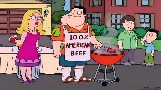 Francine KICK IN THE BALLS Stan ballbusting blonde milf