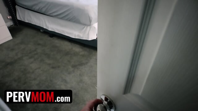 Stepmom Catches Stepson Jerking Off With Her Underwear Wrapped Around His Cock On Stepmother's Day