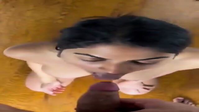 Cute Indian Babe Boyfriend's Piss in Mouth