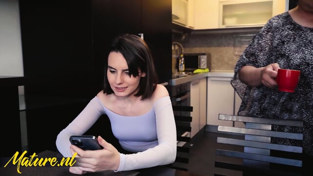 19 Year Old Teen Darcy Dark Eats Out Her Big Ass BBW Stepmom Edina