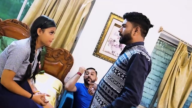 Hindi Movie 3SOME  A TUTION TEACHER STEP BROTHER FUCKED HIS SEXY STUDENT HARDCORE THREESOME SEX