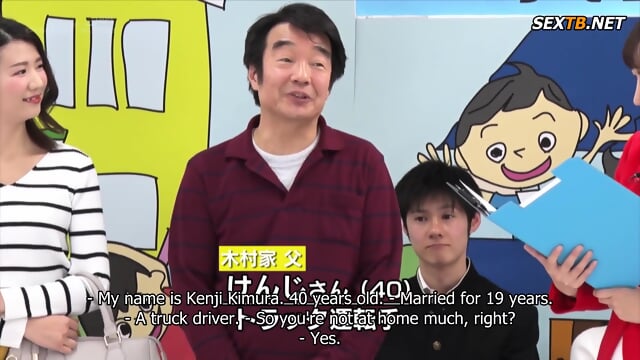 English Subtitle SDDE Go Mom And Dad! Lotion-Slick Friendly Family Fucking Competition! 2