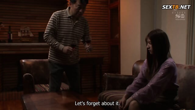 [Eng Sub] While The Existence Of My Husband Is Flickering, My Father-in-law Is Sweating And Licking - Riri Nanatsumori