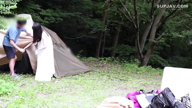 My first camping date with my recent boyfriend, a plain girl with hidden big breasts. Her big breasts spilling out of her T-shirt got me so turned on that I had crazy sex with her until I ran out of sperm. - Satsuki Nanao.