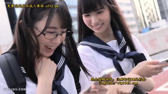 Oh my God! I'm the only one in my class who doesn't have a daddy! I'm worried about being alone, so why don't we try being a dad together Two Plain Daughter Classmates Skipping School Looking For Daddy!.