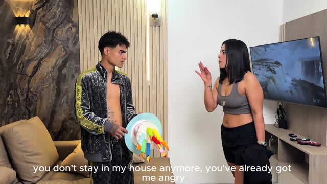 Mi CuÃ± Seduce  Casa De Su Hermastra  Folla Hasta Tragarse Todo Mi Semen! Danyel Mast & Kylei Ellish