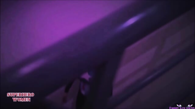 superhero woman ASIAN BALLBUSTING nut punch japanese heroine