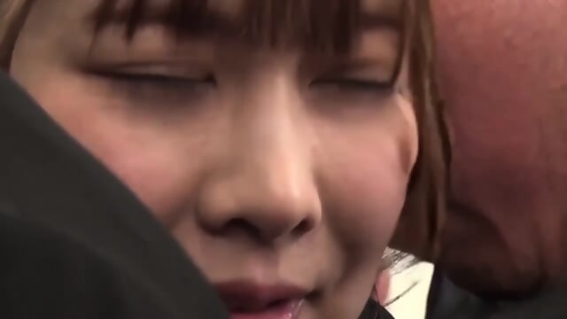 A woman who is pushed by the crowd on a crowded train and rubs her big ass against a dick, making it erect, has no right to refuse even if someone touches her sexy ass.