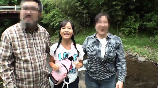 Tiny tanlined teen Rara Kudou fucked in a tent