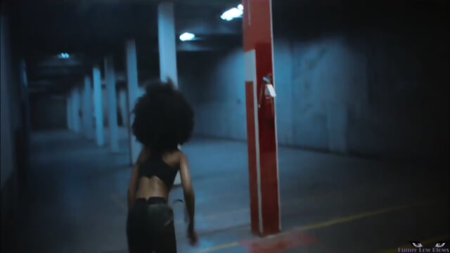 Shaina West JADE BALLBUSTING The Samurider, sexy ebony teen kicking balls