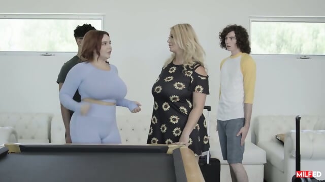 Natasha Nice And London River Go Wild With Thick Young Dick!