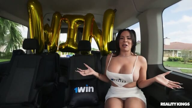 Mega Fan Wins A Ride - Luna Star, Kai Jaxon, Cockdealer Don