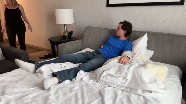 Stepson Makes Mess Of Hotel Room
