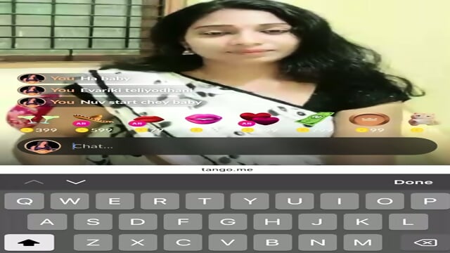 Honey telugu Showing Boobs on 121 Tango Live ~ with FACE