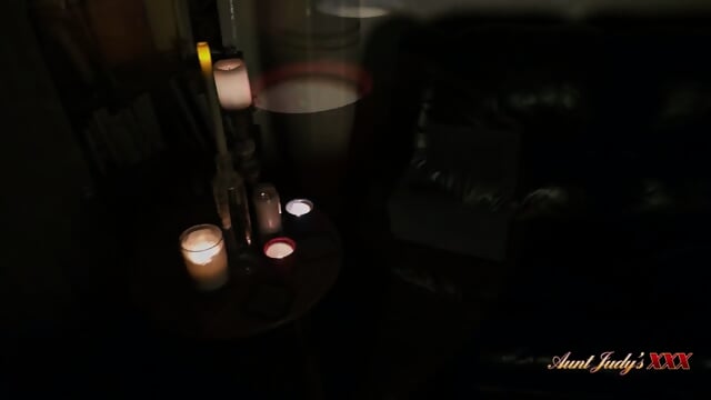 POV : During A Power Outage, Your Stepmom Autumn Has A Fun Game to Bond Over