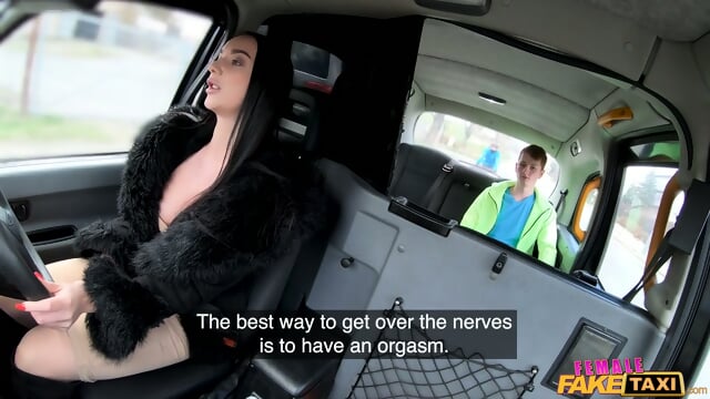 Female fake taxi - Settle His Nerves With A Fuck