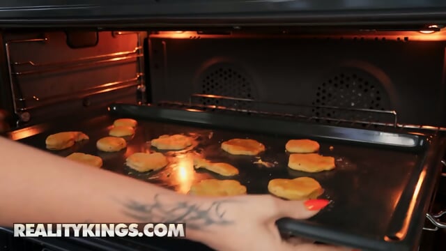 REALITY KINGS - Jordi Fucks Yae Triplex Over The Counter Then Continue In The Bathroom Before He Cums On Her Tits