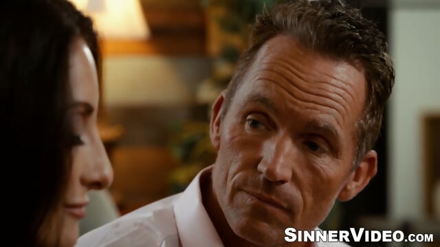 Stepmommy gets her tight wet pussy pounded while laying down