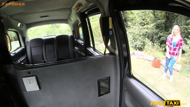 Fake taxi driver and milf