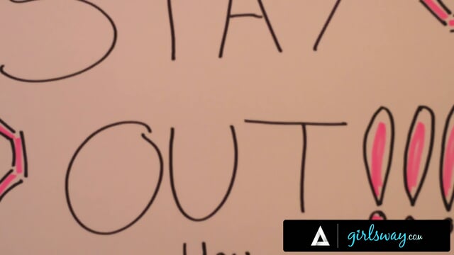 GIRLSWAY   Camp Counselors Discipline Leana Lovings & Demi Hawks WITH 3 WAY LESBIAN SCISSORING!