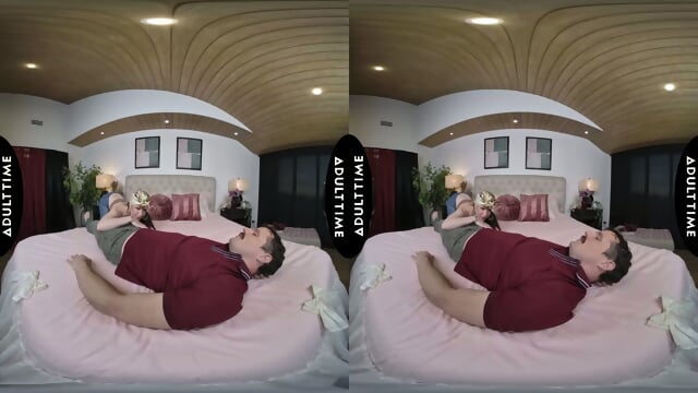 UP CLOSE VR   You Watch Your Girlfriend Alison Rey Fuck Her  Boost His Mood   CUCKOLD POV