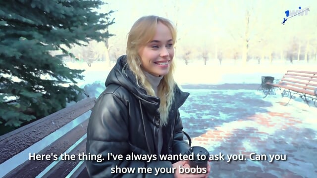 Mari Moore Throated A Stranger's Meaty Salami In The Park And  His Place For A Wild