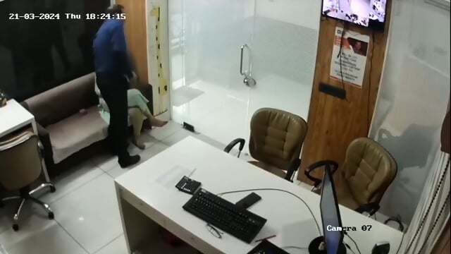 Boss fuck secretary in office cctv leaked