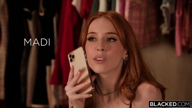 BLACKED Tiny Tight Redhead Madi Collins Gets Stretched Out By A Monster BBC