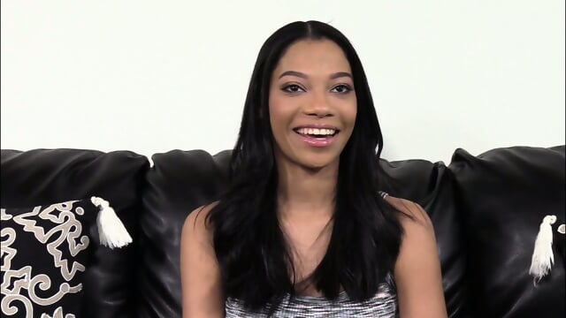 Petite Ebony Casting Anal