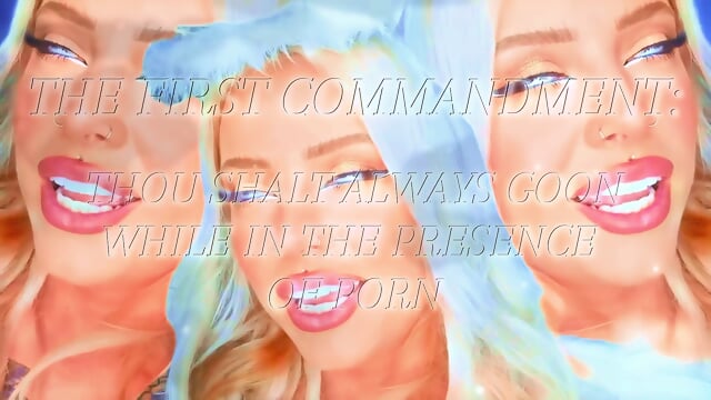 The Ten Commandments of Gooning