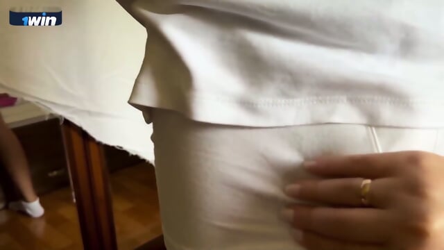 Beautiful Stepmom With Ginormous Boobs Seduces Stepson And Thanks Him For Breakfast