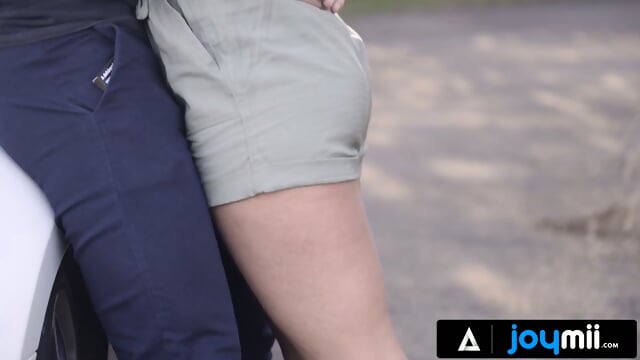 JOYMII - Horny Babe Niki Harris Gets Her Pussy Fucked Deep After A Sports Car Ride Turns Her On